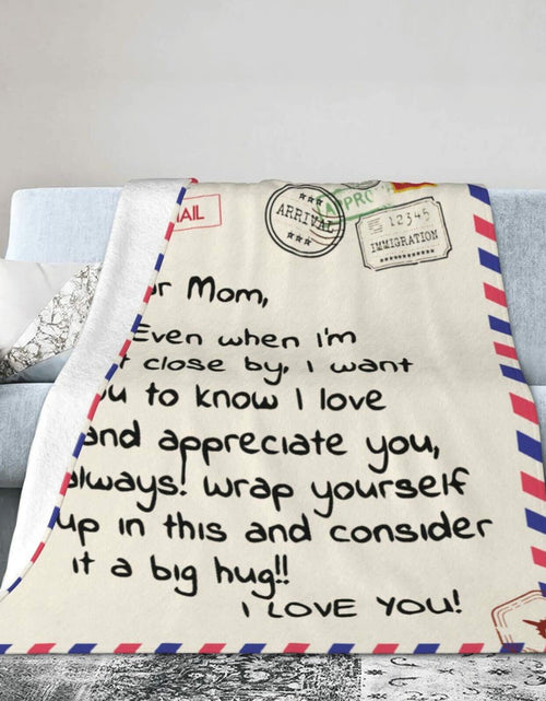 Load image into Gallery viewer, Poitvd Super Soft Flannel Throw Blanket for Mom Anniversary Gift White
