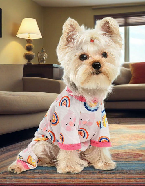 Load image into Gallery viewer, Dog Pajamas Small Chihuahua Yorkie Teacup Puppy Pjs Soft Pet Clothes Size 2XL
