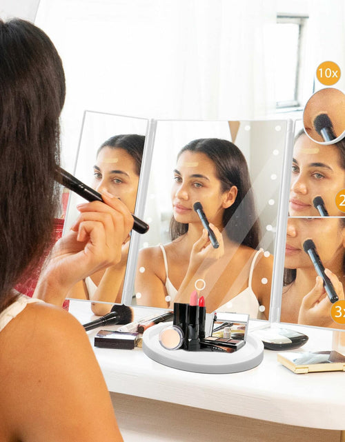 Load image into Gallery viewer, Hexagram Daughter Makeup Mirror with Lights Gift from Mom Birthday Christmas
