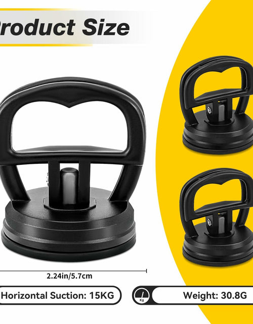 Load image into Gallery viewer, 3pcs Dent Puller Kit Suction Cup Remover Tool for Car Repair Orange Black
