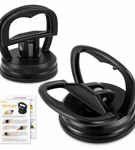 3pcs Dent Puller Kit Suction Cup Remover Tool for Car Repair Orange Black