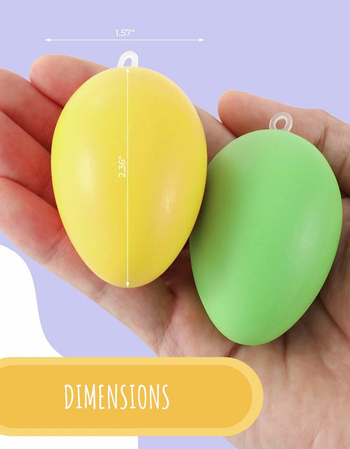 Load image into Gallery viewer, Festicy Easter Eggs Set 48 XXL 2025 with 6 Paints &amp; 2 Brushes Durable Decor
