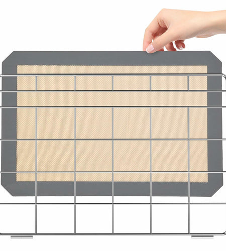Dishwasher Basket for Silicone Baking Mats, Lids, Hot Pads & More Storage