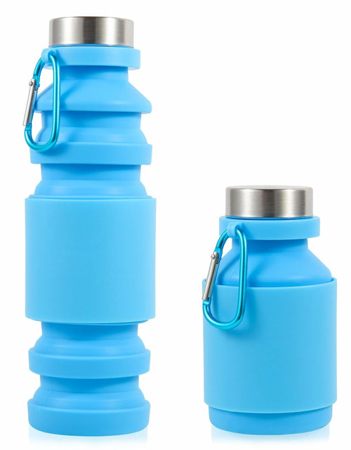 Load image into Gallery viewer, Mitour Collapsible Silicone Water Bottle Cup 650ml Foldable Reusable BPA Free

