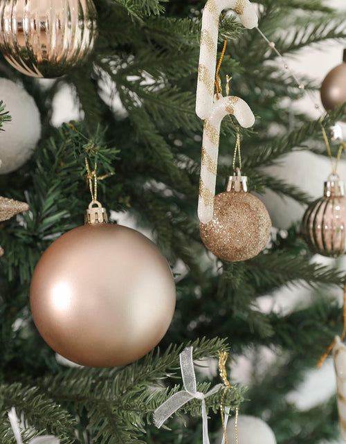 Load image into Gallery viewer, YiYunFloral Christmas Ball Ornaments 36pcs Shatterproof Champagne Xmas Decor
