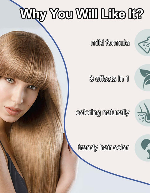 Load image into Gallery viewer, BestBy08/26 Hair Dye Shampoo 3-in-1 Coconut Oil Instant Color Cherry Brown
