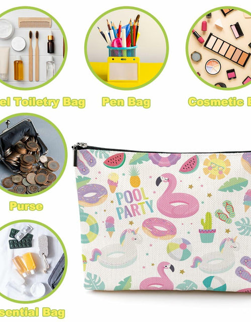 Load image into Gallery viewer, EIXU Flamingo Makeup Bag Cute Pink Summer Vacation Party Favors Gifts
