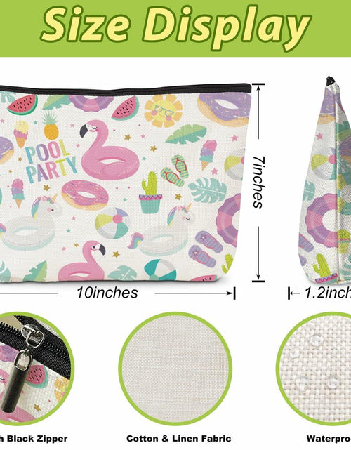 Load image into Gallery viewer, EIXU Flamingo Makeup Bag Cute Pink Summer Vacation Party Favors Gifts
