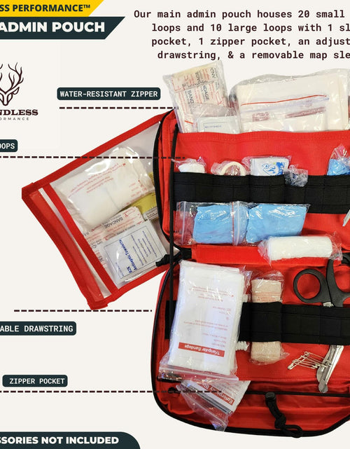 Load image into Gallery viewer, Boundless Performance Molle EMT Medical Bag Utility Pockets EDC IFAK
