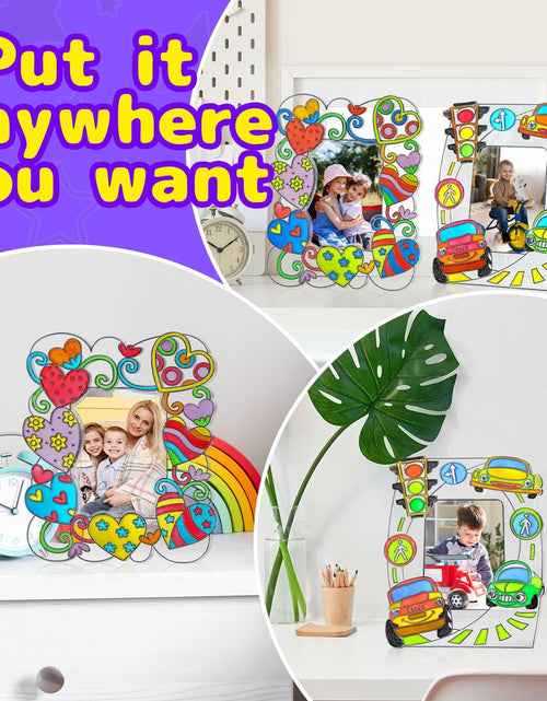 Load image into Gallery viewer, DoodleDoo DIY Acrylic Photo Frame Painting Craft Kit for Kids Ages 4-12
