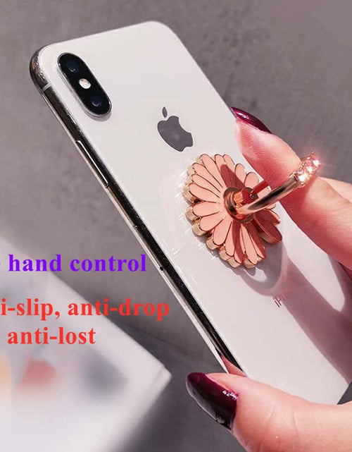 Load image into Gallery viewer, Ailifly Multi Style Cute Pattern Metal Cell Phone Ring Grip Stand Dark Green

