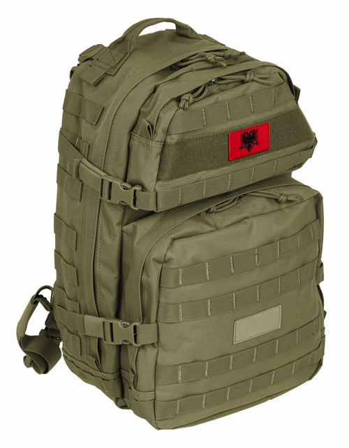 Load image into Gallery viewer, Bluyellow Albania Flag Embroidered Patch 2 Pcs 2x3 Inches Tactical Hook Loop

