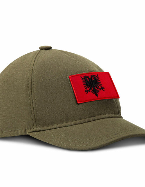 Load image into Gallery viewer, Bluyellow Albania Flag Embroidered Patch 2 Pcs 2x3 Inches Tactical Hook Loop
