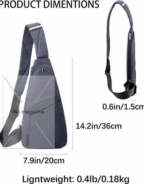 Load image into Gallery viewer, Sling Bag Anti Theft Crossbody Lightweight Travel Shoulder Daypack
