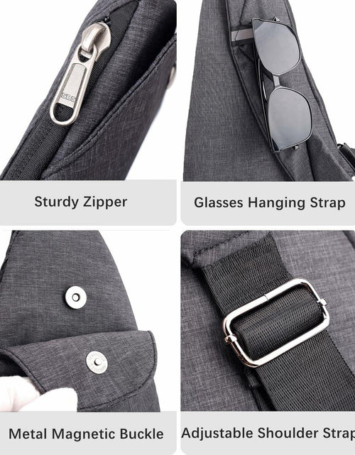 Load image into Gallery viewer, Sling Bag Anti Theft Crossbody Lightweight Travel Shoulder Daypack
