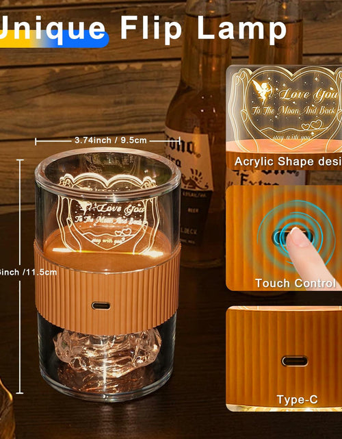 Load image into Gallery viewer, AO LI GEI Touch LED USB Rechargeable Bedside Lamp Warm Light Gold
