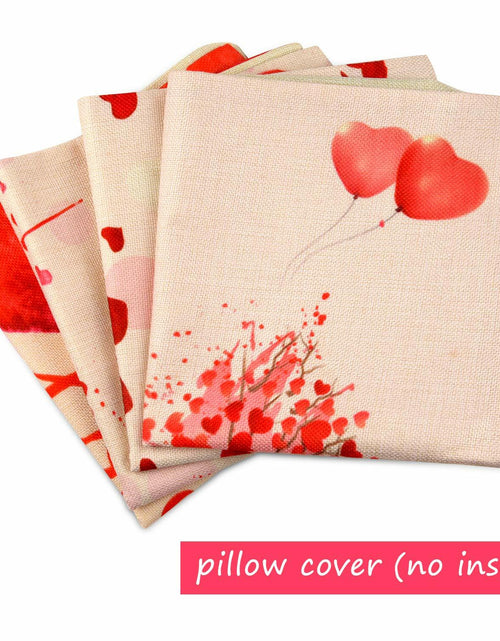 Load image into Gallery viewer, TUPARKA Valentine's Day Throw Pillow Covers 18x18 Inch 4 Pack

