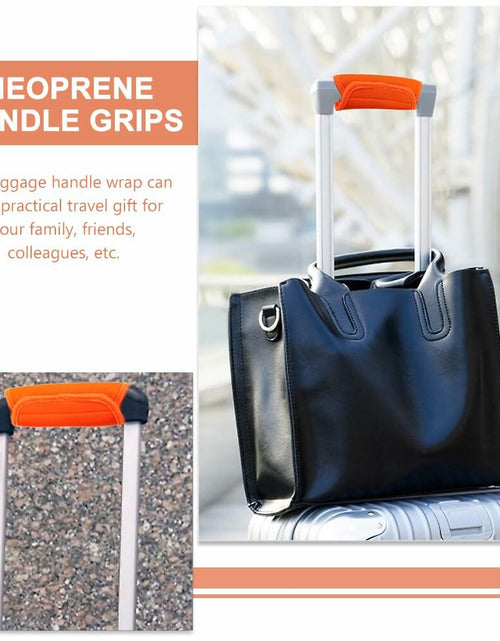 Load image into Gallery viewer, LIFKOME 2pcs Soft Neoprene Luggage Handle Wraps Comfortable Grip Covers

