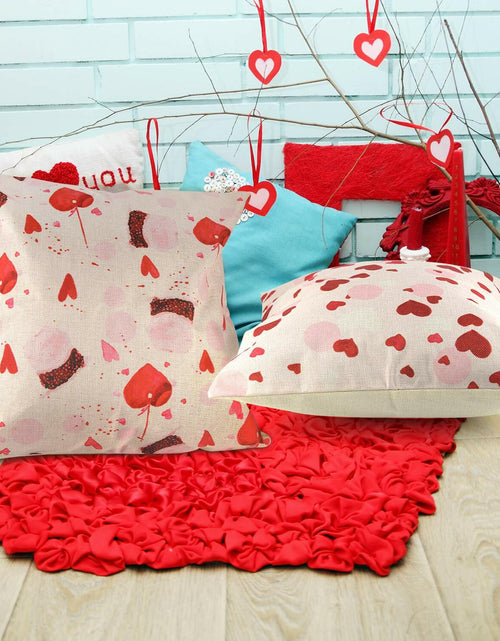 Load image into Gallery viewer, TUPARKA Valentine's Day Throw Pillow Covers 18x18 Inch 4 Pack
