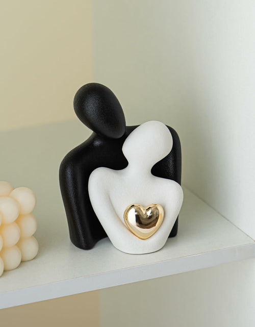 Load image into Gallery viewer, LCCCK Porcelain Couple Statue Romantic Anniversary Figurine TV Stand Decor
