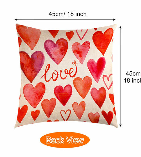 TUPARKA Valentine's Day Throw Pillow Covers 18x18 Inch 4 Pack