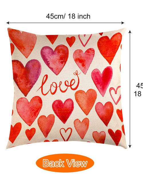 Load image into Gallery viewer, TUPARKA Valentine's Day Throw Pillow Covers 18x18 Inch 4 Pack
