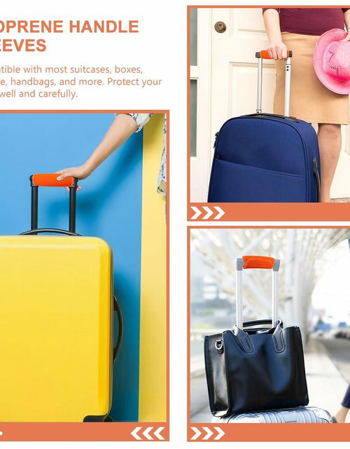 Load image into Gallery viewer, LIFKOME 2pcs Soft Neoprene Luggage Handle Wraps Comfortable Grip Covers
