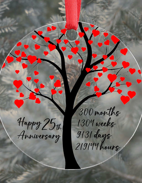 Load image into Gallery viewer, 15th Anniversary Acrylic Ornament Couples 15 Year Wedding Gift
