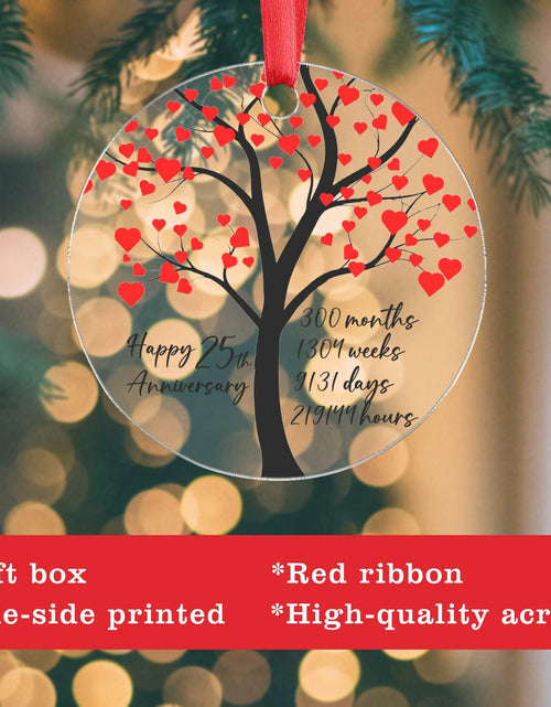 Load image into Gallery viewer, 15th Anniversary Acrylic Ornament Couples 15 Year Wedding Gift
