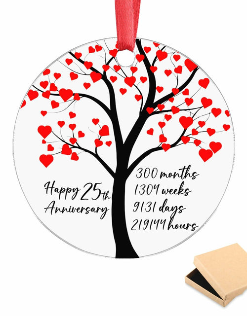 Load image into Gallery viewer, 15th Anniversary Acrylic Ornament Couples 15 Year Wedding Gift
