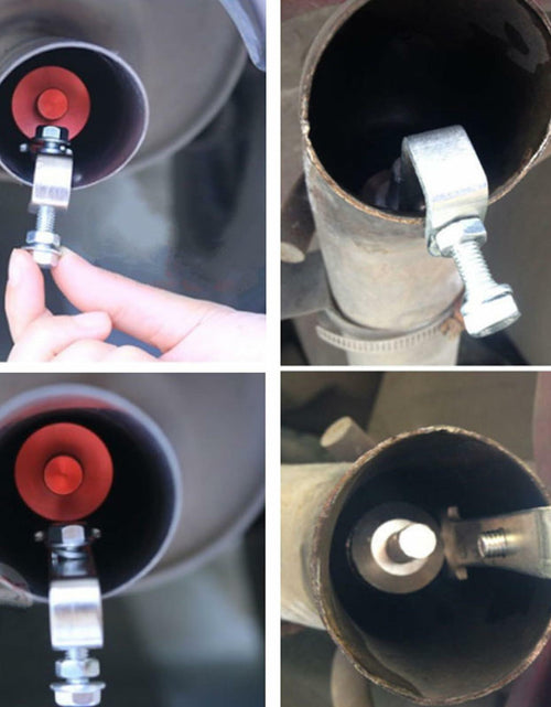 Load image into Gallery viewer, EOHMAK Turbo Sound Whistle Simulator Exhaust Muffler Pipe Red XL
