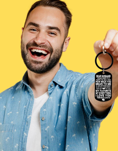 Load image into Gallery viewer, Allpeak Husband Valentines Day Romantic Keychain Gift from Wife
