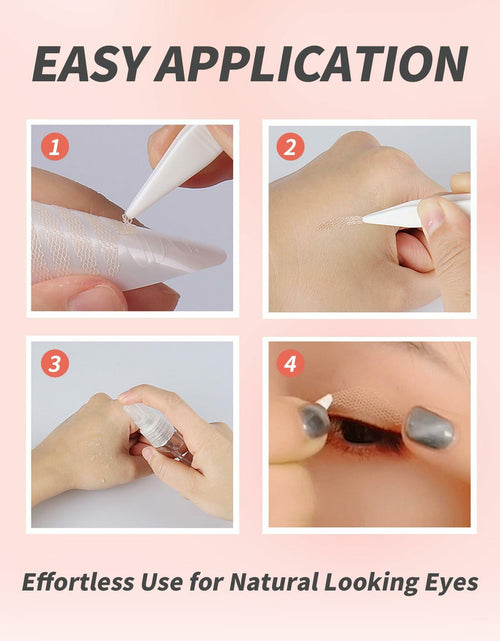 Load image into Gallery viewer, YAFIYGI 120 Pcs Double Eyelid Tape Clear Waterproof Natural Fiber Strips
