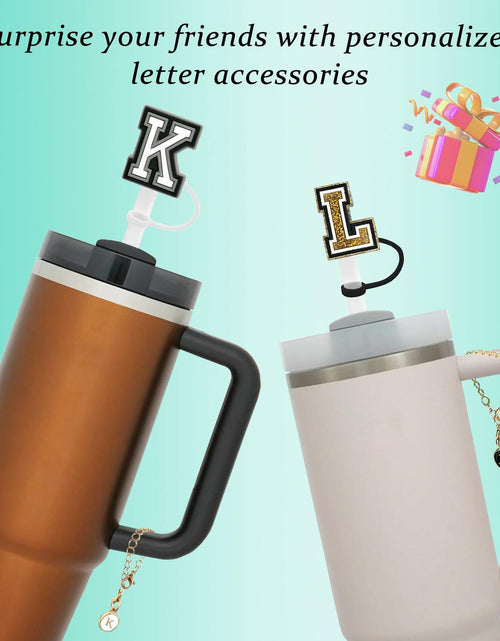 Load image into Gallery viewer, Nuozme 3PCS Straw Cover 10mm for Stanley 30&amp;40oz Tumbler with Charms
