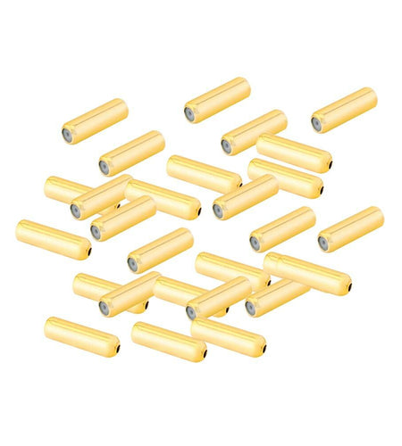 ccHuDE 50 Pcs Metal Brooch Pin Backings Safety Pin End Caps Gold