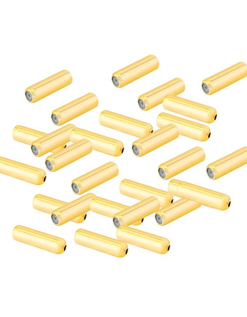 Load image into Gallery viewer, ccHuDE 50 Pcs Metal Brooch Pin Backings Safety Pin End Caps Gold
