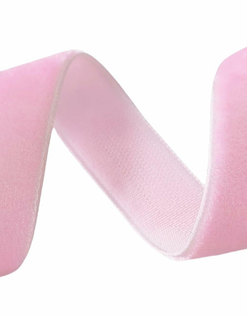 Load image into Gallery viewer, Abbaoww Pink Velvet Ribbon 5/8 Inch Single Face 25 Yards Craft DIY
