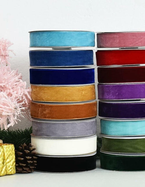 Load image into Gallery viewer, Abbaoww Pink Velvet Ribbon 5/8 Inch Single Face 25 Yards Craft DIY
