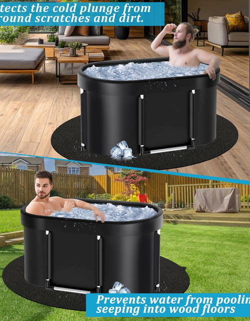 Load image into Gallery viewer, Ice Bath Mat Cold Pod Mat 59in for Ice Bath Tub Protective Floor Mat
