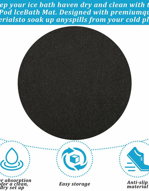 Load image into Gallery viewer, Ice Bath Mat Cold Pod Mat 59in for Ice Bath Tub Protective Floor Mat
