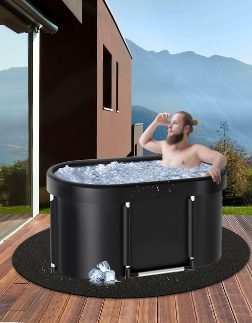 Load image into Gallery viewer, Ice Bath Mat Cold Pod Mat 59in for Ice Bath Tub Protective Floor Mat
