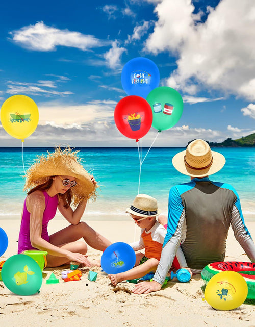 Load image into Gallery viewer, Hxezoc 48 Pcs Fish Bobber Balloons Latex Fishing Party Decorations
