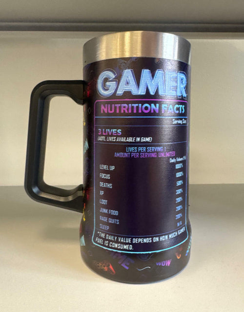 Load image into Gallery viewer, TSIMPLE Gamer 24oz Beer Stein Game Themed Gift 24oz
