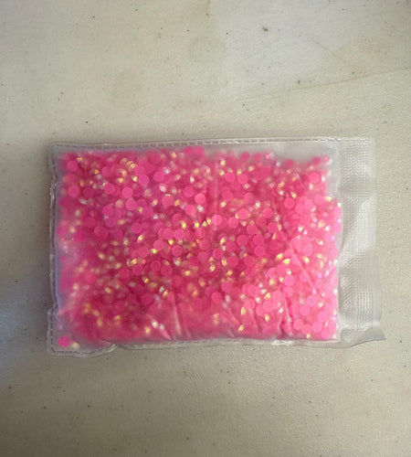AB Rhinestones 4mm Flatback Jelly & Clear Pink 3000pcs Craft Gems