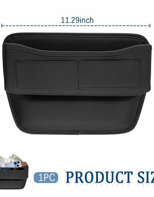 Load image into Gallery viewer, IHOTDER Car Seat Gap Filler Organizer with Cable Hole Large Capacity SUV Truck
