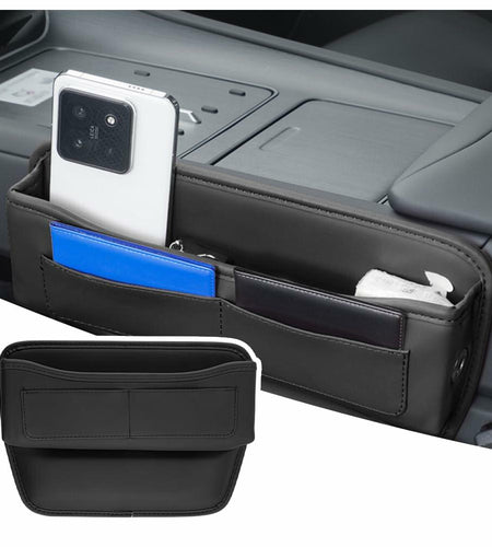 IHOTDER Car Seat Gap Filler Organizer with Cable Hole Large Capacity SUV Truck