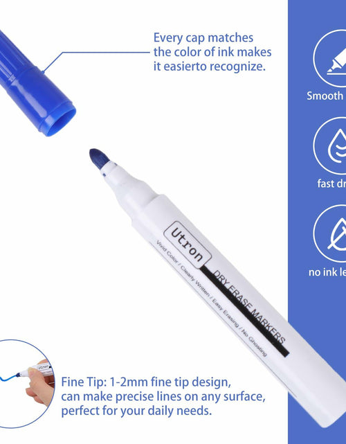 Load image into Gallery viewer, Utron Dry Erase Markers 22 Pack 4 Colors Whiteboard Markers School Office
