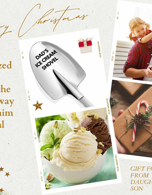 Load image into Gallery viewer, Funny Engraved Stainless Steel Ice Cream Shovel Gift for Dad Fathers Day
