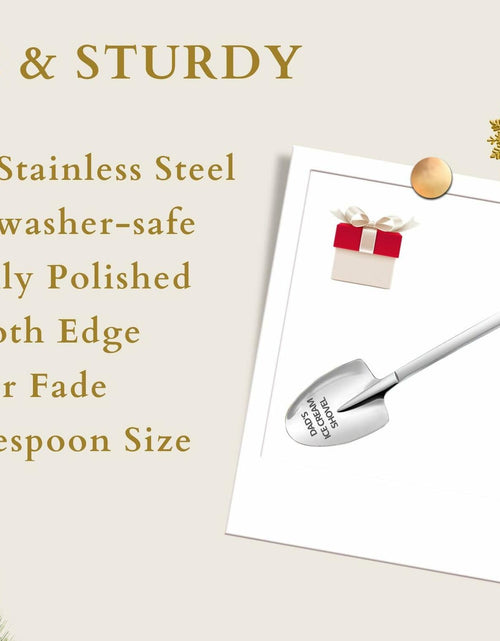 Load image into Gallery viewer, Funny Engraved Stainless Steel Ice Cream Shovel Gift for Dad Fathers Day
