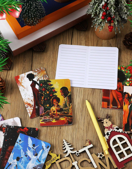 Load image into Gallery viewer, Saypacck 24 Pcs Black Women Mini Journals Inspirational Notebooks Black
